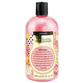 Pink Chocolate Macaroon Shampoo, Shower Gel & Bubble Bath