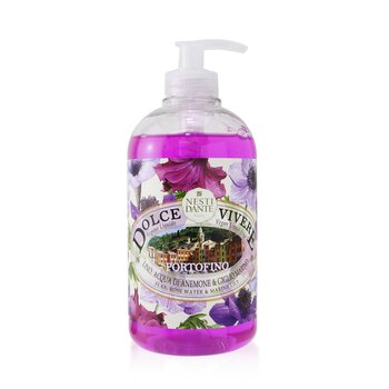 Nesti Dante Dolce Vivere Vegan Liquid Soap - Portofino -Flax, Rose Water & Marine Lily