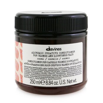 Davines Alchemic Creative Conditioner - # Coral (For Blonde and Lightened Hair)