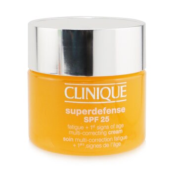 Clinique Superdefense SPF 25 Fatigue + 1st Signs Of Age Multi-Correcting Cream - Combination Oily to Oily