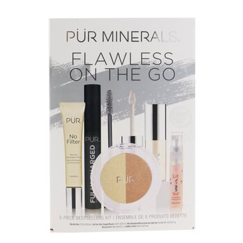 Flawless On The Go 5 Piece Bestsellers Kit (1x Mini Primer, 1x Mascara, 1x Mineral Glow, 1x Mini Lip Oil, 1x Mini Mist)