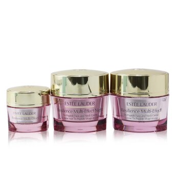 Resilience Multi-Effect 3-To-Travel Set: Tri-Peptide Face & Neck Creme SPF 15 50ml+Night Creme 50ml+Eye Creme 15ml