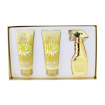 Gold Fresh Couture Coffret: Eau De Parfum Spray 50ml/1.7oz + The Freshest Body Lotion 100ml/3.4oz + The Freshest Bath & Shower Gel 100ml/3.4oz