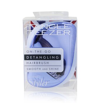 Tangle Teezer Compact Styler On-The-Go Detangling Hair Brush - # Baby Blue Chrome    CS-BBC-010220