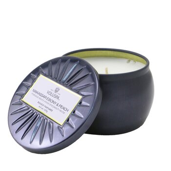 Mini Tin Candle - Makassar Ebony & Peach