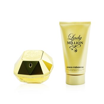 Lady Million Coffret: Lady Million Eau De Parfum Spray 50ml/1.7oz + Sensual Body Lotion 75ml/2.5oz