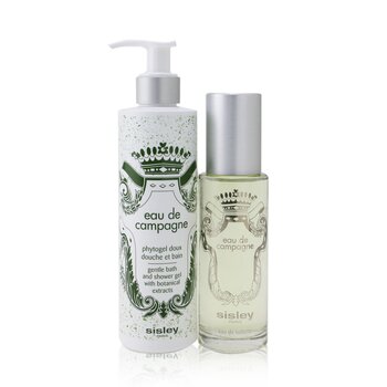 Sisley Eau De Campagne Coffret: Eau De Toilette Spray 100ml + Gentle Bath And Shower Gel 250ml