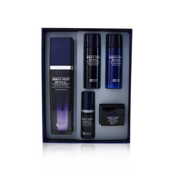 Bird's Nest Revital Recovery Essence Wrinkle & Whitening Special Set: Recovery Essence 50ml, Boosting Softener 31ml, Balancing Emulsion 31ml, Recovery Essence 10ml, Recovery Cream 10g (Exp. Date 04/2021)