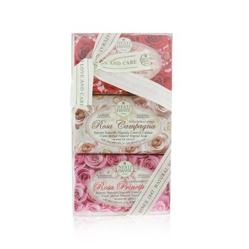 Rosa Soap Set (Le Rose Collection) #Rosa Sensuale, #Rosa Champagna, #Rosa Principessa