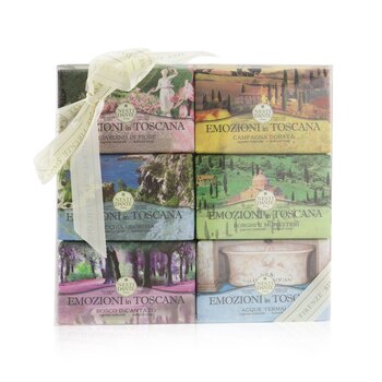 Emozioni In Toscana The Collection Gift Set (#Gardino In Flore, #Campagna Dorata, #Macchia Odorosa, #Borghi E Monasteri, #Bosco Incantato, #Thermal Water)