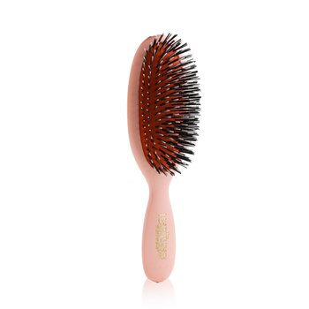 Boar Bristle & Nylon - Pocket Bristle & Nylon Hair Brush BN4 - # Pink (Generally Used For Normal Hair)
