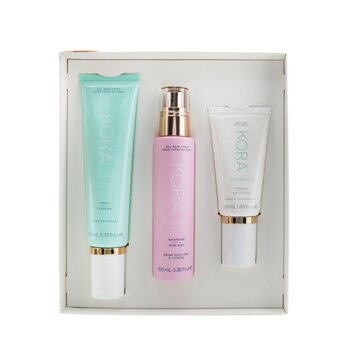 3 Step System - Dry Skin: Cream Cleanser 100ml + Balancing Rose Mist 100ml + Hydrating Moisturizer 50ml