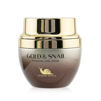 3W Clinic Gold & Snail Intensive Care Cream (Whitening/ Anti-Wrinkle)