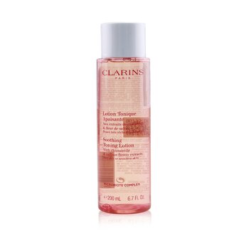 Clarins Soothing Toning Lotion with Chamomile & Saffron Flower Extracts -  Very Dry or Sensitive Skin (Box Slightly Damaged)