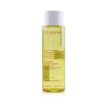 Clarins Hydrating Toning Lotion with Aloe Vera & Saffron Flower Extracts - Normal to Dry Skin