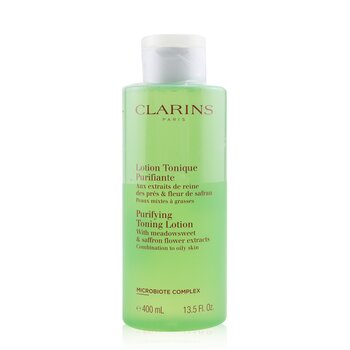 Clarins Purifying Toning Lotion with Meadowsweet & Saffron Flower Extracts - Combination to Oily Skin