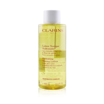 Clarins Hydrating Toning Lotion with Aloe Vera & Saffron Flower Extracts - Normal to Dry Skin