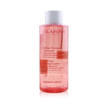 Clarins Soothing Toning Lotion with Chamomile & Saffron Flower Extracts - Very Dry or Sensitive Skin