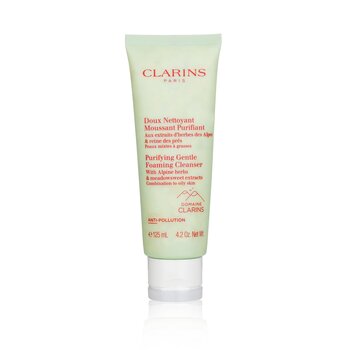 Clarins Purifying Gentle Foaming Cleanser with Alpine Herbs & Meadowsweet Extracts - Combination to Oily Skin