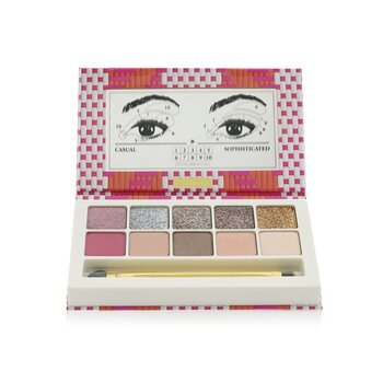 Lancome Cafe Bonheur La Palette (10x Eye Shadow) (Limited Edition) - #01 LAddition Sil Vous Plait