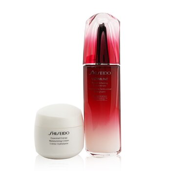 Defend & Regenerate Power Moisturizing Set: Ultimune Power Infusing Concentrate N 100ml + Essential Energy Moisturizing Cream 50 ml