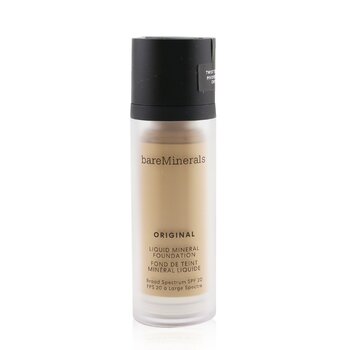 Original Liquid Mineral Foundation SPF 20 - # 12 Medium Beige (For Light Neutral Skin With A Peach Hue)