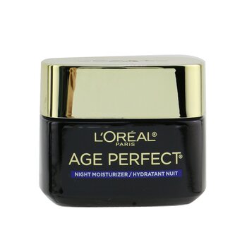 LOreal Age Perfect Cell Renewal - Skin Renewing Night Cream Moisturizer - For Mature, Dull Skin