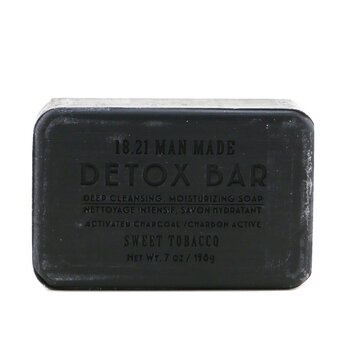18.21 Man Made Detox Bar - Deep Cleansing, Moisturizing Soap - # Sweet Tobacco