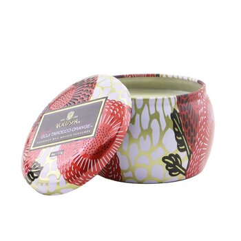 Voluspa Mini Tin Candle - Spiced Goji Tarocco Orange