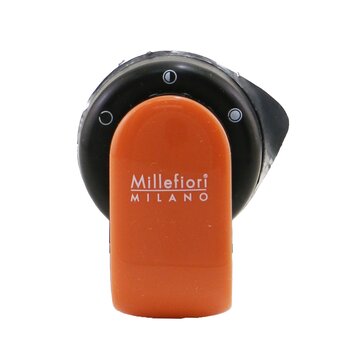 Millefiori Go Car Air Freshener - Sandalo Bergamotto (Orange Case)