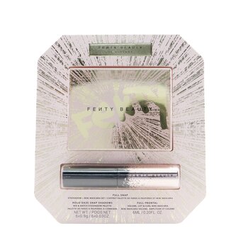 Fenty Beauty by Rihanna Full Snap Eyeshadow Palette + Mini Mascara Set (Holo Daze Edition) (1x Eyeshadow Palette, 1x Mini Mascara)