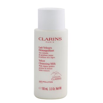 Clarins Velvet Cleansing Milk with Alpine Golden Gentian & Lemon Balm Extracts