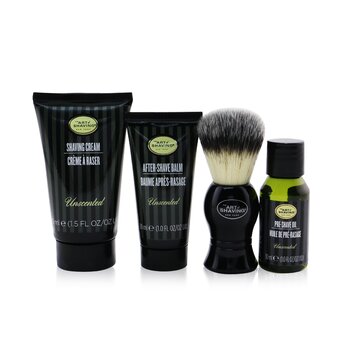 The Art Of Shaving The 4 Elements Of The Perfect Shaving 4-Pieces Kit - Unscented: Pre-Shave Oil 30ml + Shaving Cream 45ml + After-Shave Balm 30ml + Shaving Brush