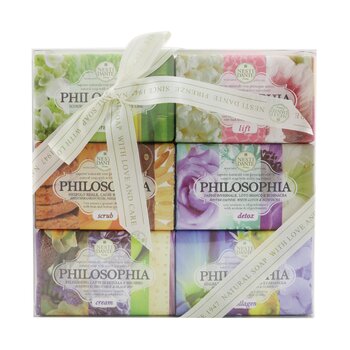 Nesti Dante Philosophia The Collection Soap Set: (Lift + Breeze + Detox + Scrub + Collagen + Cream)