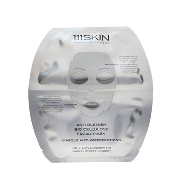 111Skin Anti Blemish Bio Cellulose Facial Mask (Upper Mask & Lower Mask for Face)