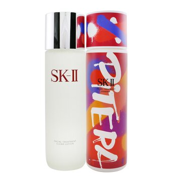 SK II Pitera Deluxe Set (Street Art Limited Edition): Facial Treatment Clear Lotion 230ml + Facial Treatment Essence (Red) 230ml