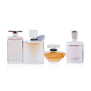 Lancome Best Of Lancome Fragrance Coffret: Tresor EDP 7.5ml + Idole EDP 5ml + La Vie Est Belle EDP 4ml + Miracle EDP 5ml