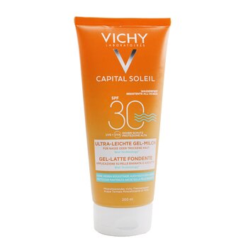 Vichy Capital Soleil Melting Milk Gel SPF 30 - Wet Technology (Water Resistant - Face & Body)