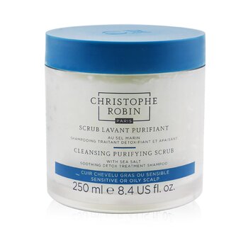 Cleansing Purifying Scrub with Sea Salt (Soothing Detox Treatment Shampoo) - Sensitive or Oily Scalp