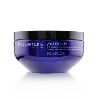 Shu Uemura Yubi Blonde Anti-Brass Purple Balm (Hair Mask) - Bleached, Highlighted Blondes