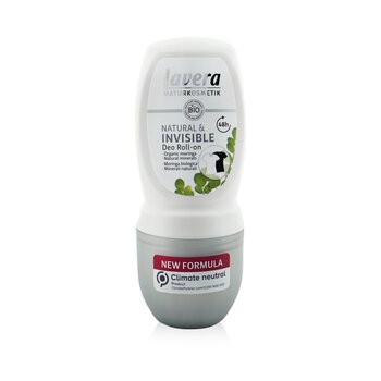 Lavera Deo Roll-On (Natural & Invisible) - With Organic Moringa & Natural Minerals