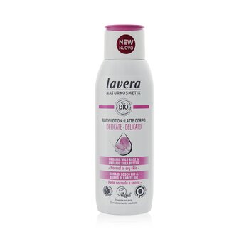 Lavera Body Lotion (Delicate) - With Organic Wild Rose & Organic Shea Butter - For Normal To Dry Skin