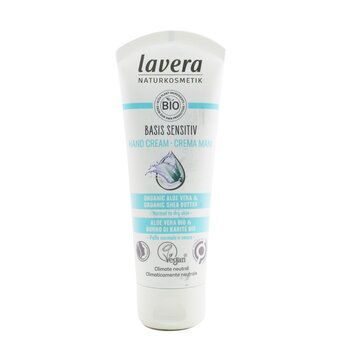 Basis Sensitiv Hand Cream With Organic Aloe Vera & Organic Shea Butter - For Normal To Dry Skin