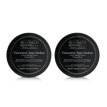 Unscented Luxury Shaving Cream Duo Pack