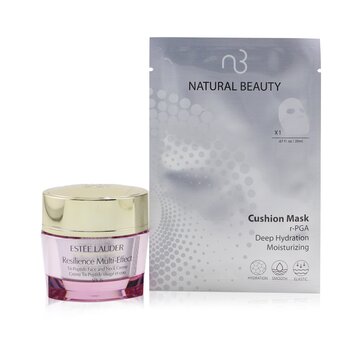 Resilience Multi-Effect Tri-Peptide Face and Neck Creme SPF 15 - For Dry Skin  (Free: Natural Beauty r-PGA Deep Hydration Moisturizing Cushion Mask 6x 20ml)
