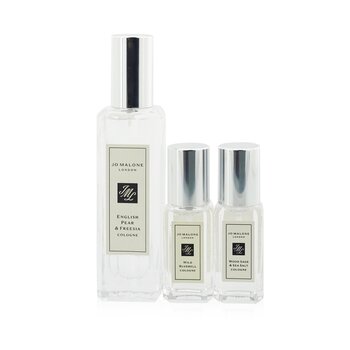 Jo Malone English Pear & Freesia Cologne Collection: English Pear & Freesia 30ml, Wild Bluebell 9ml, Wood Sage & Sea Salt 9ml