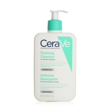 CeraVe Foaming Facial Cleanser for Normal to Oily Skin