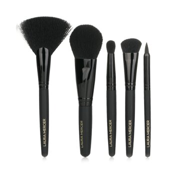 Laura Mercier Stroke of Midnight Brush Collection (5x Brush + 1xPouch)
