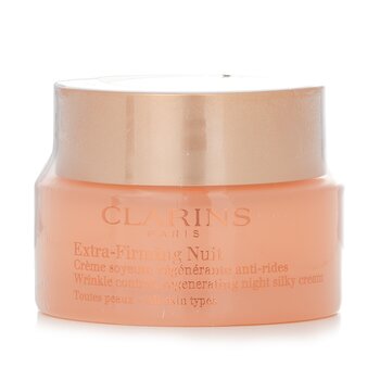 Clarins Extra Firming Nuit Wrinkle Control, Regenerating Night Silky Cream (All Skin Type)