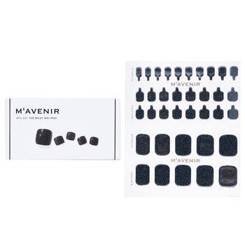 Mavenir Nail Sticker (Black) - # The Milky Way Pedi